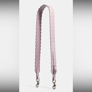 Coach Ice Pink Scallop Edge Bag Strap